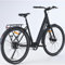 VecoCraft Luna 2.0 Damen Schwarz e Bike 28 Zoll City E-Bike. Electric Bike mit Motor,2 Gang, Riemenantrieb, Tektro Scheibenbremsen| LCD Display Integrated in The stem