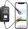 Lescars Batteriewächter: Kfz-Batterie-Wächter mit Bluetooth, App, für Batterien mit 6-48 Volt (Batteriewächter 24V, Auto Batterietester Diagnosegerät, Überwachungssysteme)
