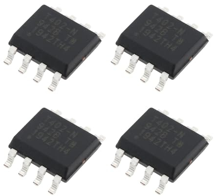 eMagTech ATTINY402-SSN AVR Mikrocontroller EEPROM 128B statischer RAM 256B Flash 4kB SO, 4 Stück