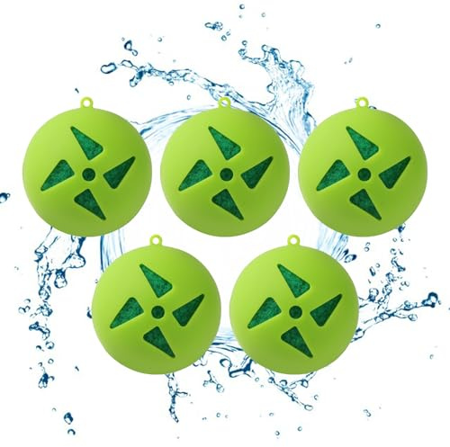 Wasserbälle, Pool Spaßbälle 5er-Set, Wiederbefüllbare Wasserbomben Für Kinder Garten Outdoor-Spielspaß Aktivitäten