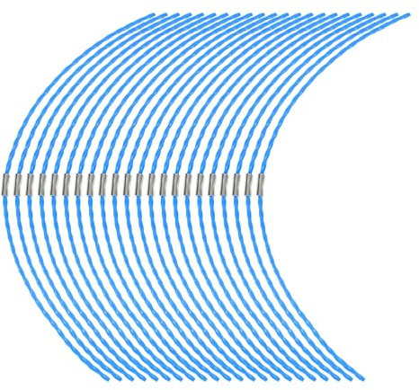 Flaveano Filo Decespugliatore per Bosch Art 30 Combitrim Tagliabordi, 20 Fili Tagliaerba