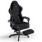 Huracan Sedia da Gaming con massaggio, Poltrona da Gamer con poggiapiedi estraibile, Gaming Chair poggiatesta schienale regolabile, ergonomica per videogiocatori, casa-ufficio, adolescenti (Viola)