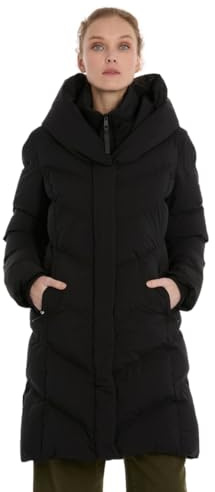 Ragwear Natalka Frauen Wintermantel schwarz Basics, Streetwear