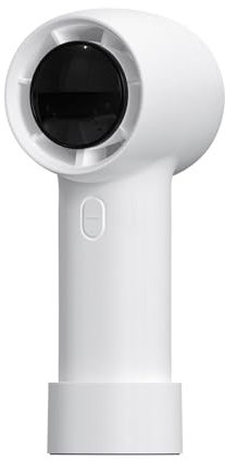 Fazvncv Ventilador de mano con ajuste de 100 velocidades, ventilador pequeño, batería recargable de 3000 mAh, pantalla digital, para viajes/camping