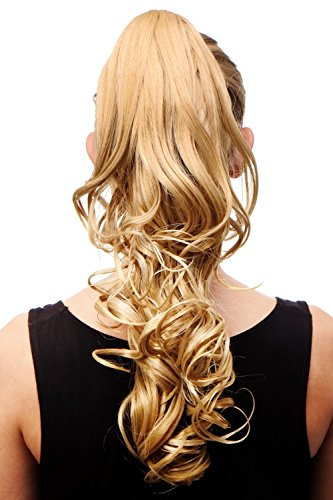 WIG ME UP - C-128-611B Haarteil/Zopf, blond, gelockt ca. 45 cm