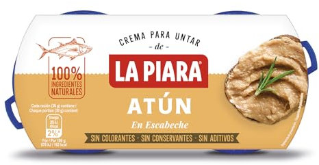 La Piara Sólo Natural Thunfisch Pastete in Escabeche (Marinade) 2x75g