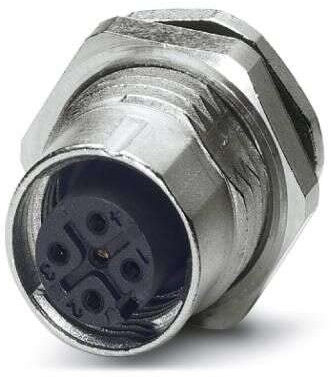 Phoenix Contact SACC M12 Rundsteckverbinder Buchse 5-polig, Tafelmontage Durchgang IP 67, Packung a 20 Stück