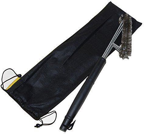 MF Tech 3 in 1 Grillbürste - 18'' Edelstahl Grillbürsten Grill und BBQ Reinigungswerkzeuge Zubehör – Outdoorchef