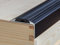 ANODISED Aluminium Anti Non Slip Stair Edge Nosing Trim 900mm x 46mm x 30mm A38, Black