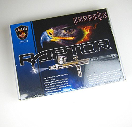Airbrush Set Pistole Raptor RG-1S Paasche Airbrushpistole Airbrush Pistole