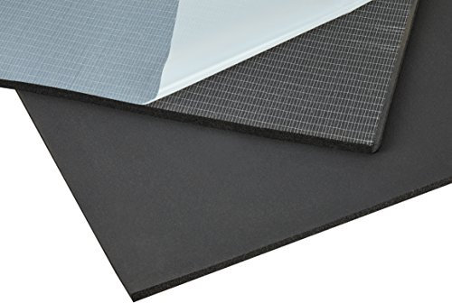 baytronic DSM Dämmschaummatte feinporig, selbstklebend 1m x 1m x 10mm (1m²)