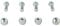 All Balls Racing 85-1023 Radbolzen und Muttersatz