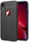 ebestStar - Coque Compatible avec iPhone XR Apple Etui Housse Silicone TPU Souple Anti-Choc Motif Cuir Anti-dérapante, Noir [Appareil: 150.9 x 75.7 x 8.3mm, 6.1'']