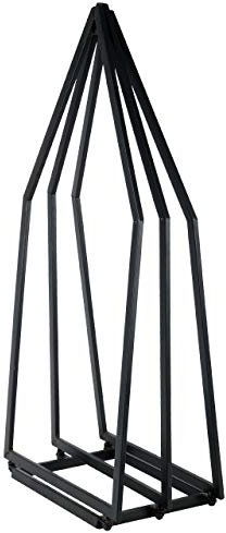 UNUS Holzhalter Hausform schwarz groß