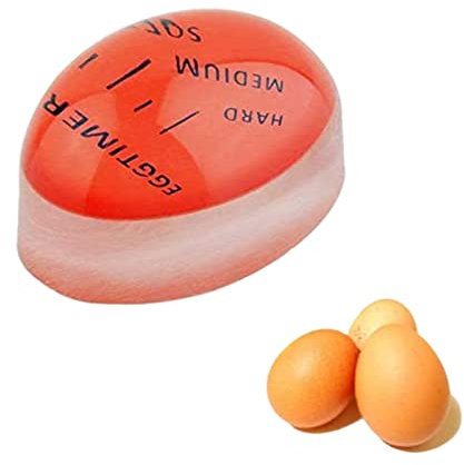 Colour Changing Egg Perfect Egg Timer EPRHY Boiled Egg Timer -RED