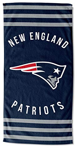 Northwest The Company New England Patriots Strandtuch, gestreift, 30 x 60 cm