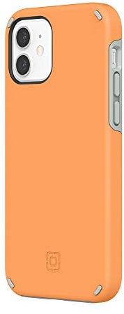 Incipio Duo Case Compatible with iPhone 12 & iPhone 12 Pro - Clementine Orange/Gray