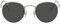 Ray-Ban Unisex Rb3447 Round Metal Sonnenbrille, Silver, 50