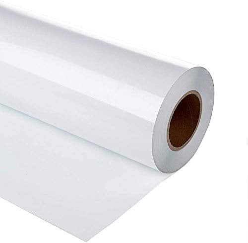 Plotterfolie Textil, 30.5cm×3m Transferfolie Plotter Flexfolie für Cricut und Silhouette Cameo, Verwendet in DIY-T-Shirt-Kleidung und Anderen Stoffen