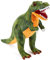 Zappi Co Peluche Morbido e Cuddly per Bambini - Parte della Collezione di Animali Safari, Perfetto per i Bambini (T-rex Verde)
