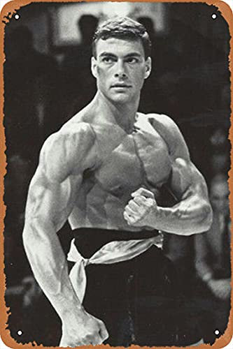 NIUMOWANG Metallschild – Van Damme Blechposter 30,5 x 20,3 cm Q