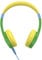Hama Kinderkopfhörer mit Kabel (Kopfhörer Kinder mit Lautstärkebegrenzung auf 85 dB, ab 4 Jahre, On-Ear-Kopfhörer mit Klinkenstecker für Tablet, Toniebox, Flexibles, verstellbares Kopfband) grün/bunt