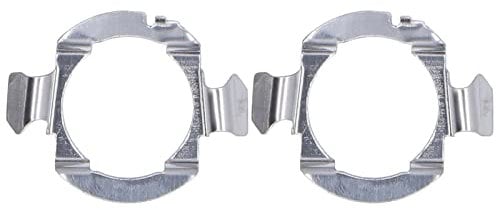 2Pcs Scheinwerfer Lampenfassung Adapter Edelstahl Material Fest Stabil Einfach zu Installieren LED Scheinwerfer Lampensockel