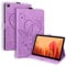 Auslbin Coque pour Samsung Galaxy Tab S5e 10.5 Pouces 2019 (SM-T720/T725) Housse Papillon Modèle de Cuir PU avec Fonction Support Étui de Protection Tablette pour Samsung Galaxy Tab S5e (Violet)