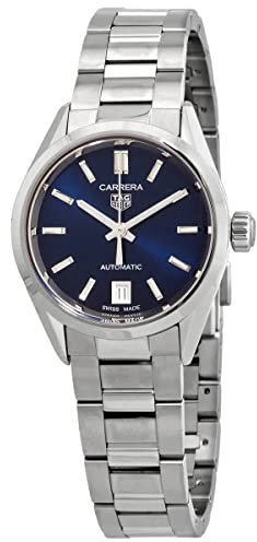 TAG Heuer Carrera Automatikuhr Ø 29 mm WBN2411.BA0621 blau 29 mm klassisch, Blau, 29 mm, Klassisch