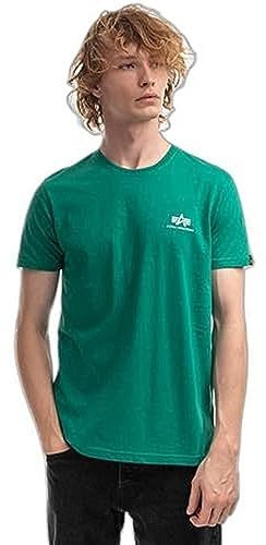 Alpha Industries Herren Alpha Industries Basic T Small Logo T-Shirt für Herren T-Shirt (1er Pack)