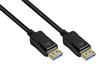 Good Connections DisplayPort 2.0 Kabel - 3 m - 54 Gbit/s, UHBR 13.5-4K @240Hz / 8K @60Hz - KUPFERLEITER - schwarz