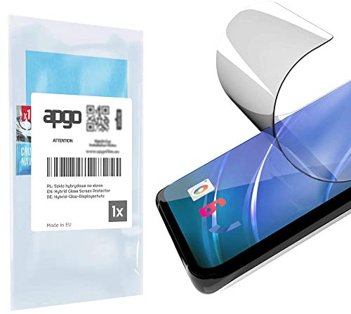 apgo Protector de pantalla Hybrid Glass para Nintendo Switch