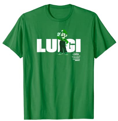 The Super Mario Bros. Movie Luigi Banner T-Shirt