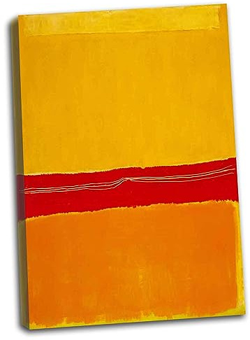 Lasite Mark Rothko Leinwandbilder Kunstdruck Bilder Reproduktion Leinwanddruck Bilder Leinwand Gemälde Wanddekoration gerahmt fertig zum Aufhängen(Gerahmt,（60x90cm） 24x35inch)