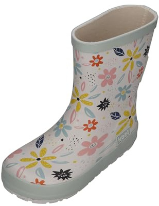 KOEL Barefoot - Gummistiefel WELLIE BARE MULTI white flowers
