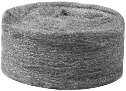 Hsthe Sea Stahldrahtwolle, grobe Drahtwolle, Wandlochfüllstoff, DIY-Set, hält Mäuse und Nagetiere fern, entfernt Farbe, Lack, Rost – 0000#