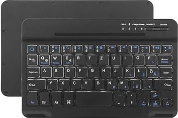 B2Bworkplace Bluetooth Tastatur kompatibel mit Samsung Galaxy Tab Active 3 und Active 5 - kleine 8 Zoll Größe
