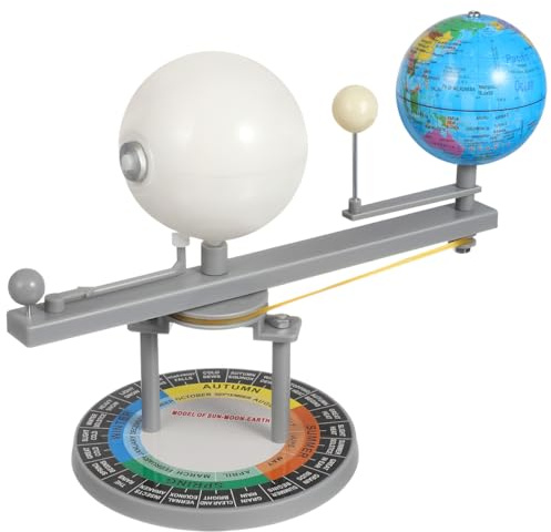 Abaodam Modell des Sonne-Erde-Mond Orbitalmodells Pädagogisches Planetarium Lehrgerät Für Kinder Astronomische Wissenschafts-Kits Interaktives Geographie-Lernspielzeug