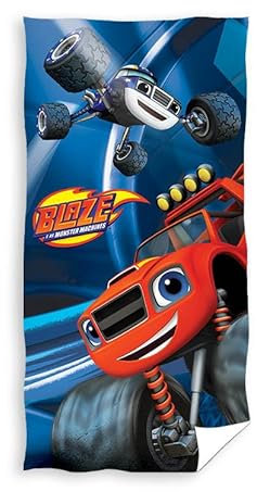 Carbotex Blaze and The Monster Machines Strandtuch Badetuch Duschtuch 70x140cm BMM235005-R