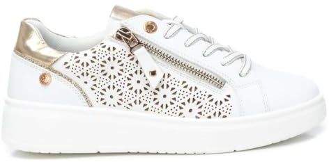 XTI - Sportschuhe Sneaker Damen Weiß - Bequeme und vielseitige Schuhe - Casual Mode - Modell 14362801 (Größe 41)