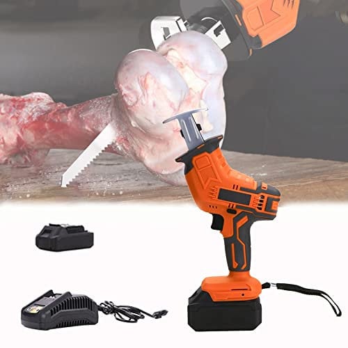 Sierra de Hueso inalámbrica, carniceros eléctricos para el hogar Comercial, manualidad Profesional, baterías, una máquina de Sierra de Hueso Multifuncional para Carne de Cerdo congelada de Carne