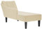 Myheimly Chaiselongue mit Rechter Armlehne Stoff Creme