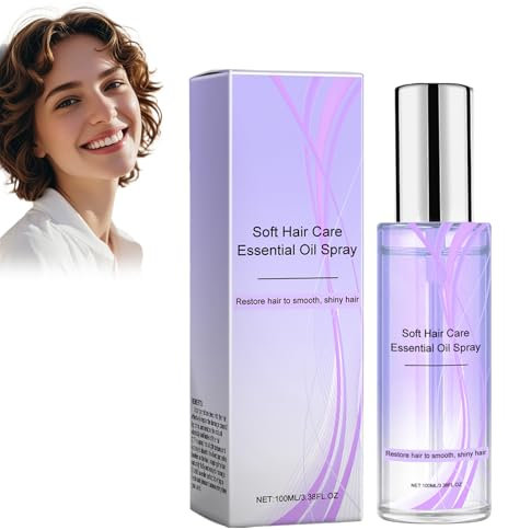 Pflegendes Haarspray mit ätherischen Ölen, Haaröl Repair & Anti-Frizz, Schwereloses Haaröl Spray & Glanzspray für Haare für Trockenes und Widerspenstiges Haar, Verwöhnt in den Spitzen hair oil#02