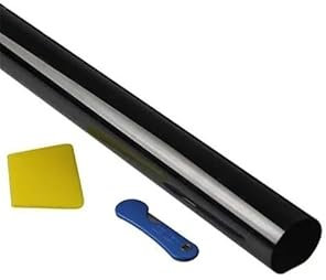 Zpengtai TöNungsfolie Auto 600x75cm Schwarze Autofenstertönungsfolie Glas 5%-50% Rolle Auto Autofenstertönungsfolie for Zuhause Solar UV-Schutz Aufkleberfolie ScheibentöNungsfolie Auto(5 Percent)