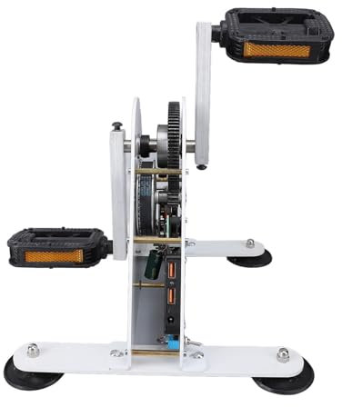 Zerodis Tragbarer Pedalgenerator, Fußbetriebs -Pedal -Stromgenerator mit Einem Fuß mit USB