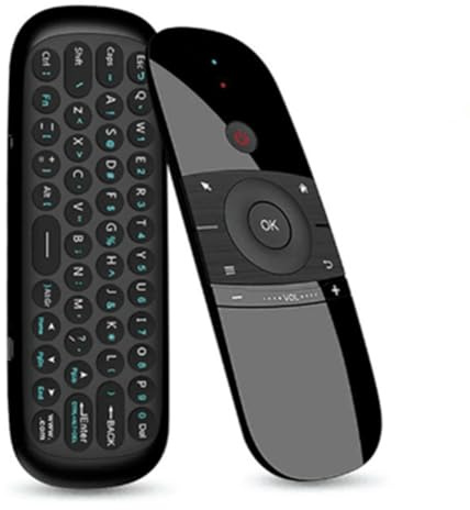 Fuhjythy W1 Air Mouse 2.4G Wireless Keyboard Remote Control IR Remote Learning 6- Motion Sense for Smart TV Android PC