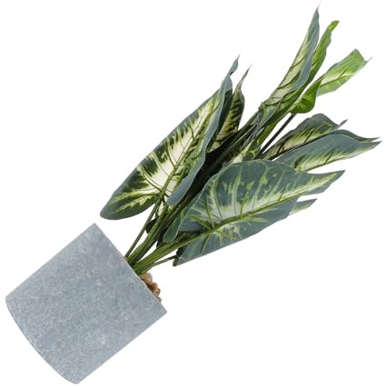 Hemobllo Plante Artificielle Monstera Verte Simulation Décoration Intérieure et Extérieure pour Bureau et Maison