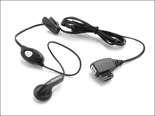 Original BenQ-Siemens Headset C25 PTT Black fuer A3 5 A36 A40 C25 C28 C35 C35i C45 ME45 M50 MT50 M35 M35i S35 S35i S25 S45 S45i SL45 SL45i SL42i