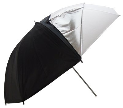 DynaSun Studio Schirm Softbox PRO Multifunction UR05 Weiss White 80cm Diffusor and Silber/Schwarz
