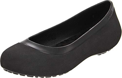 Crocs Women's Mammoth Flat,Black/Black,7 M US